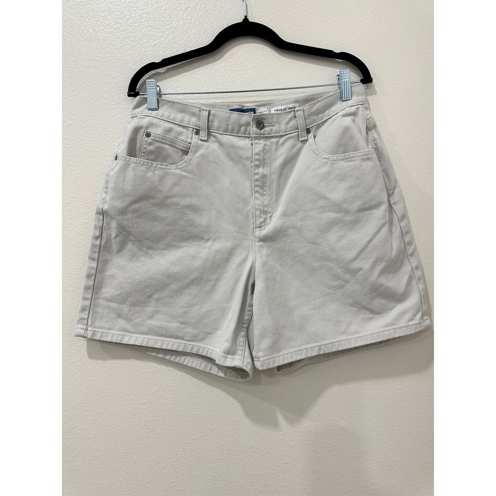 Vintage Liz Claiborne Cream Shorts Size 8